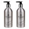 Silkscreen 100ml-500ml Aluminium Bottle Empty Lash Shampoo Bottles ODM