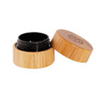Custom Cosmetic Packaging Bamboo Wooden Cream Jar Eco Friendly