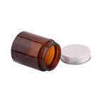Wholesale Dark Amber Cream Candle Jars Empty Food Storage Glass Jar With Lid