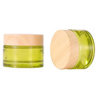 5ml 10ml 20ml 30ml 100ml Cosmetic Glass Jars Avocado Green Body Butter Packaging
