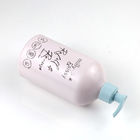 Silk Screen Logo Pink Aluminum Cosmetic Bottles 30ml 50ml Pump Shampoo Bottle