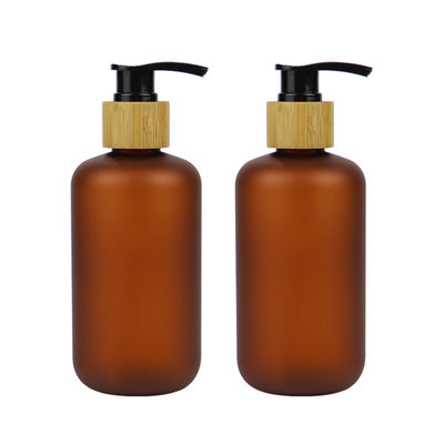 Brown 80ml 120ml 150ml Pet Lotion Pump Bottle For Personal Care