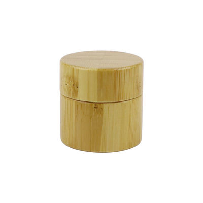 Eco Friendly Bamboo Cosmetic Packaging 10g 15g 30g Cosmetic Bamboo Jar